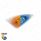 Double Fury 4 LED Fender Signal Light For 2008-2017 Kenworth T660-Amber & Blue LED, Driver