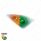 Double Fury 4 LED Fender Signal Light For 2008-2017 Kenworth T660-Amber & Green LED, Passenger