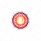 2 LED Dual Function Mini Crystal Watermelon Light (Clearance/Marker)-Red LED/Clear Lens