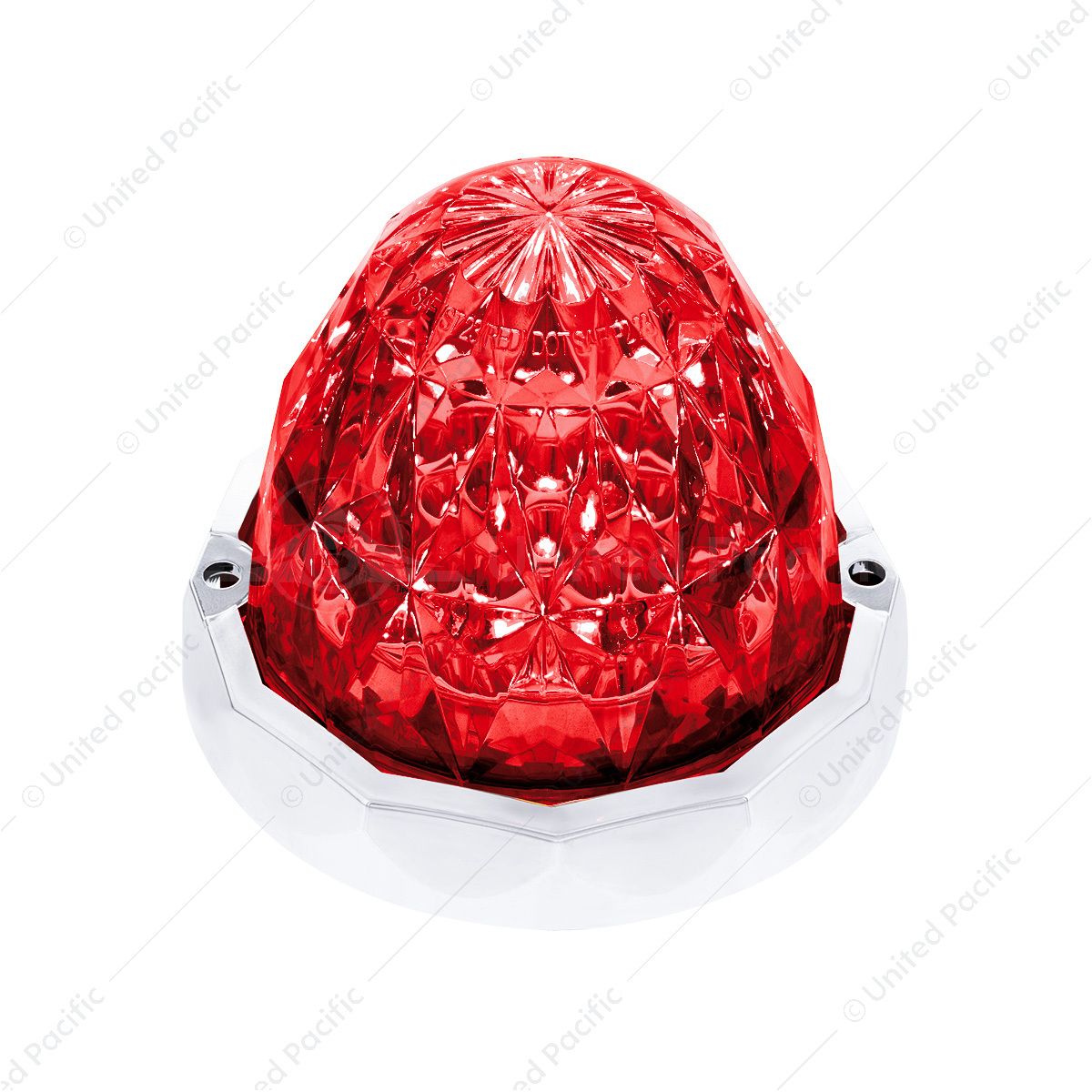 19 LED Dual Function Crystal Watermelon Light Kit With Bezel-Red LED/Red Lens