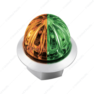 Double Fury 4 LED Dual Function 1-1/8" Watermelon Light-Amber & Green LED