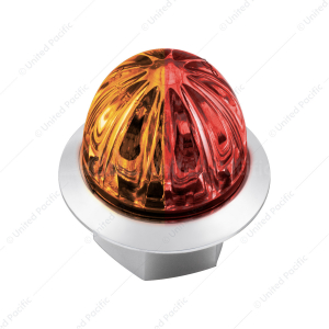 Double Fury 4 LED Dual Function 1-1/8" Watermelon Light-Amber & Red LED
