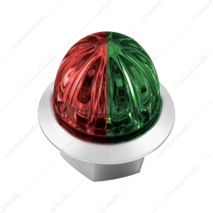 Double Fury 4 LED Dual Function 1-1/8" Watermelon Light-Red & Green LED