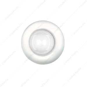 GloLight 2 LED 3/4" Mini Light (Auxiliary/Utility) With Stainless Steel Trim-White LED/Clear Lens