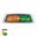 Double Fury 5 LED Fender Turn Signal Light For 2013-2021 Kenworth T680-Amber & Green LED/Clear Lens