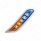 Double Fury 5 LED Door Turn Signal Light For 2012-2021 Peterbilt 579-Amber & Blue LED, Passenger