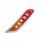 Double Fury 5 LED Door Turn Signal Light For 2012-2021 Peterbilt 579-Amber & Red LED, Passenger