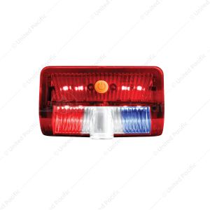 9 LED Interior Door Light With American Flag Courtesy Projector Light For 2006+ Kenworth & Peterbilt