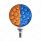 Double Fury 38 LED Reflector Double Face Turn Signal Light-Amber, Red, & Blue LED