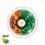 Double Fury UltraBurst 9 LED Dual Function 1-1/2" Watermelon Clearance/Marker Light-Amber & Green LE