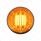 Saber 29 LED 4" Round Turn Signal Light-Amber LED/Amber Lens