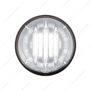 Saber 39 LED 4" Round Back-Up Light-White LED/Clear Lens
