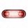 Saber 32 LED 6" Oval Stop Turn & Tail Light-Red LED/Clear Lens