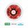 UltraBurst 9 LED Dual Function 1-1/2" Watermelon Clearance/Marker Light-Red LED/Clear Lens