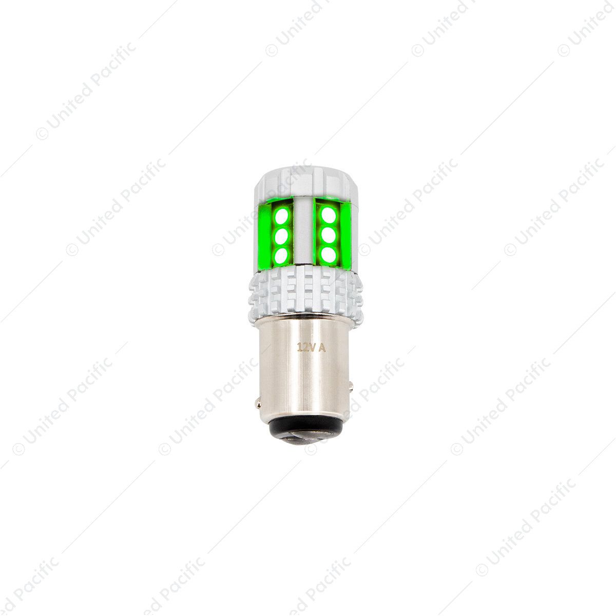High Power 18 LED 1157 Bulb-Green