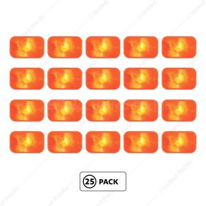 Rectangular Turn Signal Light - Amber Lens