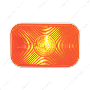 Rectangular Turn Signal Light - Amber Lens