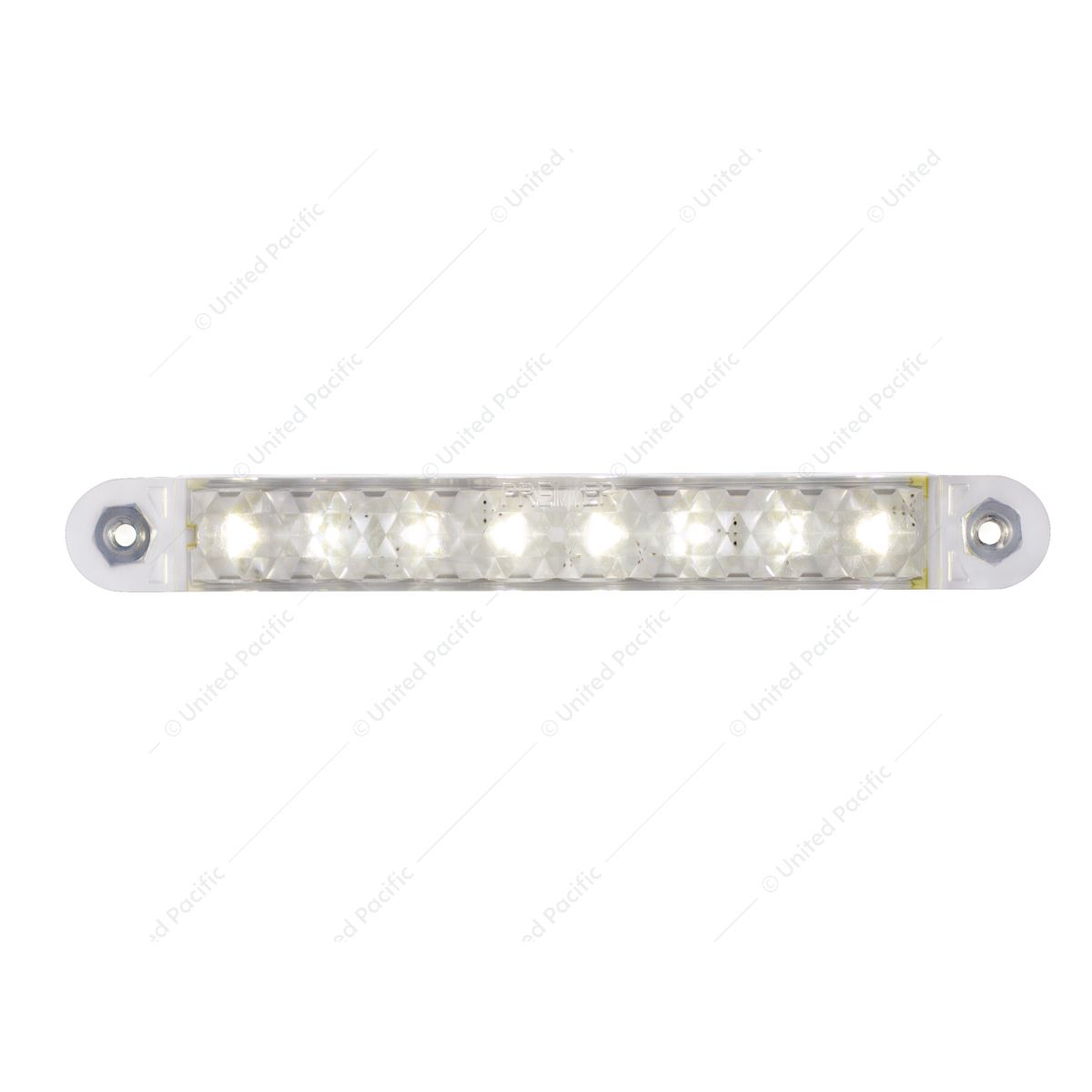 5" 8 White LED Light Strip With 2-Wire Connection