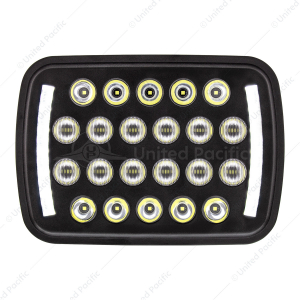ULTRALIT - 22 High Power LED Rectangular Light With LED Position Light Bars