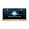 Black License Plate Frame With 14 LED 12" Light Bar - Amber LED/Clear Lens