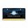 Black License Plate Frame With 19 LED 12" Reflector Light Bar - Amber LED/Clear Lens