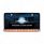 Black License Plate Frame With 19 LED 12" Reflector Light Bar - Red LED/Clear Lens