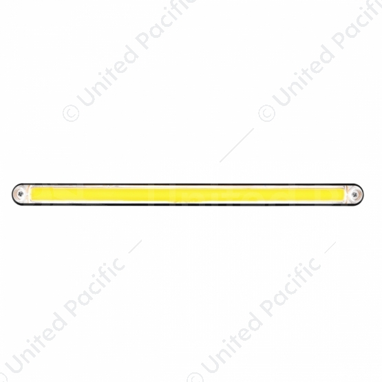 24 LED 12" GloLight Bar With Black Housing - Amber LED/Clear Lens