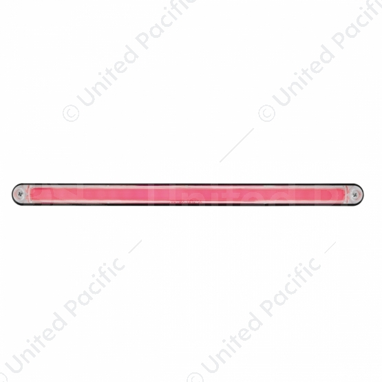 24 LED 12" GloLight Bar With Black Housing - Red LED/Clear Lens