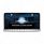 Black License Plate Frame With 14 LED 12" Light Bar - White LED/Clear Lens