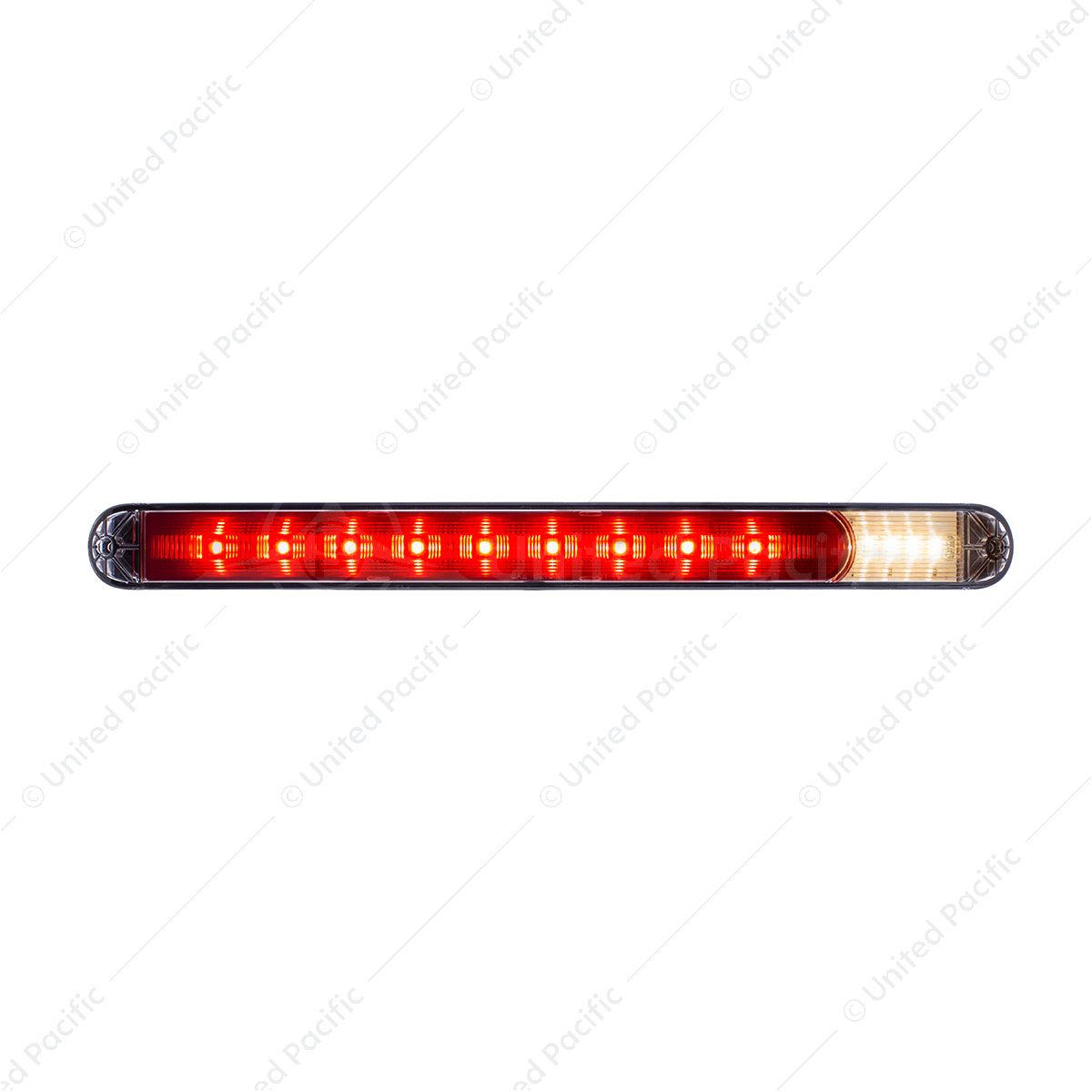 9 Red LED 17" Light Bar With 4 White LED Back Up Light (Bulk)