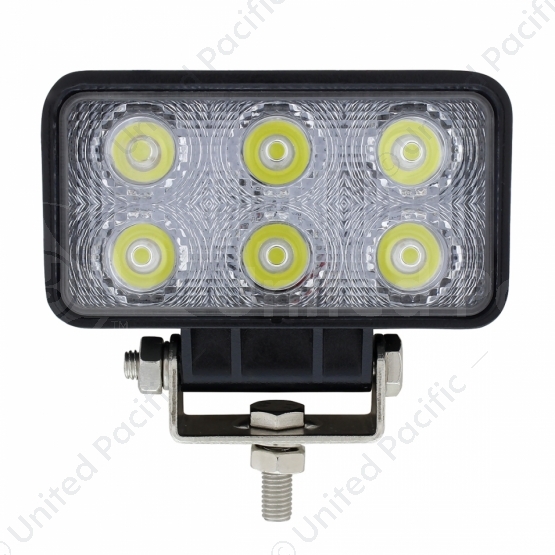 6 High Power LED Rectangular Driving/Work Light
