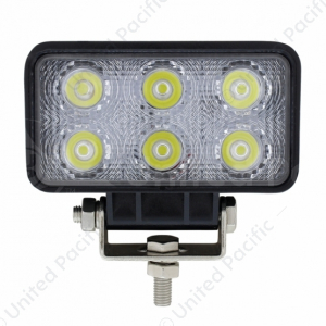 6 High Power LED Rectangular Driving/Work Light