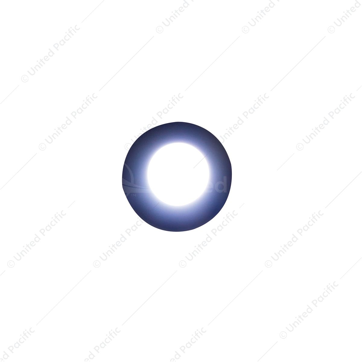 Single LED Snap-In Indicator Light - White/Clear (Bulk)