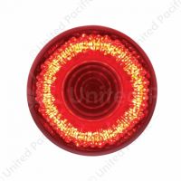 9 LED 2" Round Mirage Light (Clearance/Marker) - Red LED/Red Lens