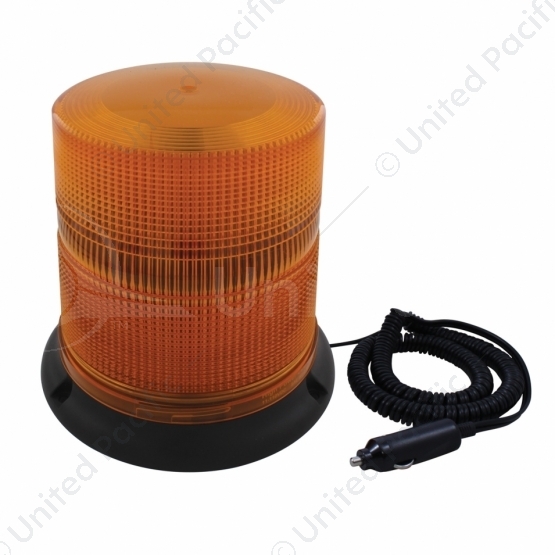 3 High Power LED 6" Round Beacon Light - Magnet Mount