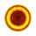 12 LED 2-1/2" Mirage Light (Clearance/Marker) - Amber LED/Amber Lens