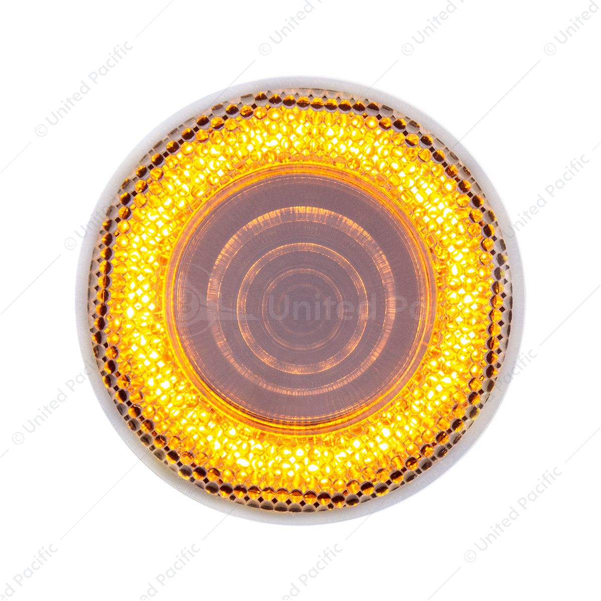 12 LED 2.5" Mirage Light (Clearance/Marker) - Amber LED/Clear Lens