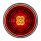 13 LED 4" Round Abyss Light (Stop, Turn & Tail) - Red LED/Clear Lens