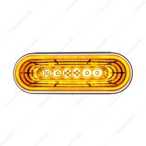 22 LED 6" Oval Abyss Light (Turn Signal)