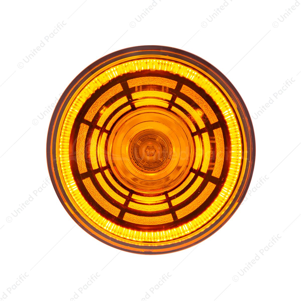 4 LED 2" Round Abyss Light (Clearance/Marker) - Amber LED/Amber Lens