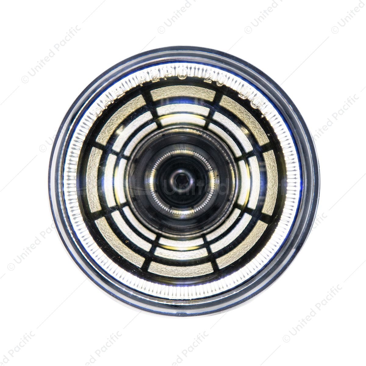 4 LED 2" Round Abyss Light (Clearance/Marker) - White LED/Clear Lens