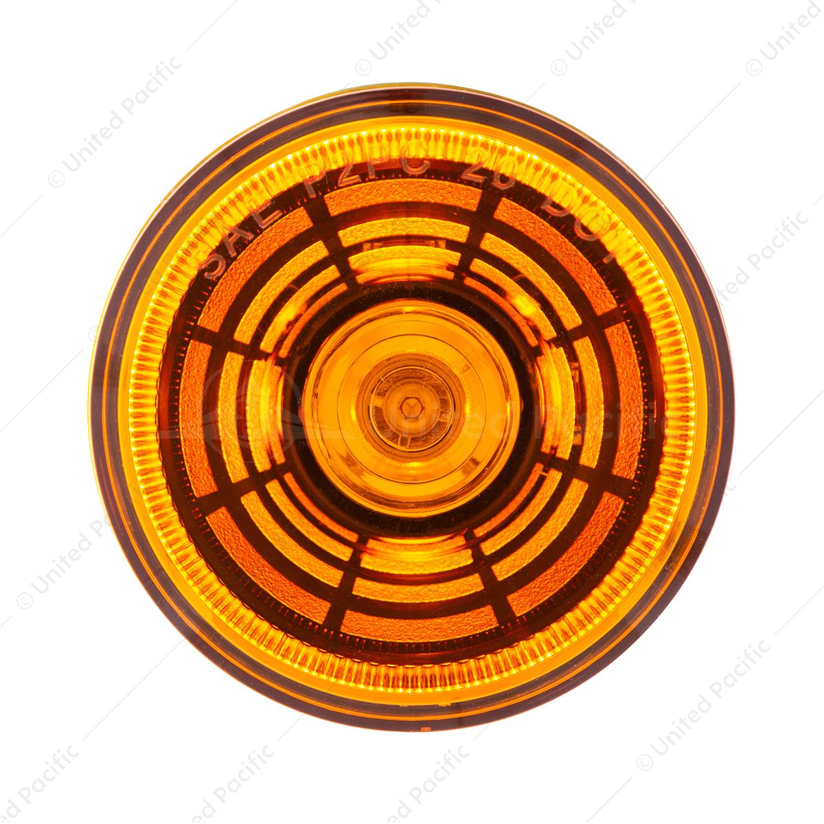 4 LED 2.5" Round Abyss Light (Clearance/Marker) - Amber LED/Amber Lens