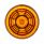 4 LED 2-1/2" Round Abyss Light (Clearance/Marker) - Amber LED/Amber Lens