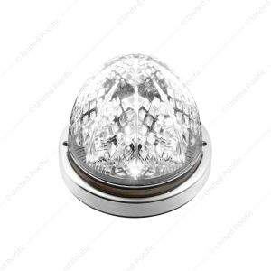 Crystal-Comet 9 LED Dual Function Watermelon Light With Stainless Steel Bezel-White LED/Clear Lens