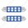8 SMD High Power Micro LED 211-2 Dome Light Bulb - Blue (2-Pack)