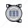 18 LED Fog Light With LED Light Bar For Peterbilt 579 (2012-2021) & Kenworth T660 (2007-2017)-Chrome