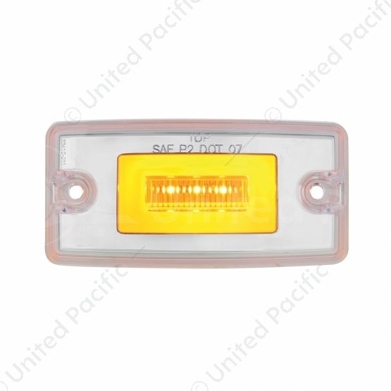 11 LED Cab GloLight For Freightliner Century (1996-2011) And Columbia (2001-2017) - Amber LED/Clear