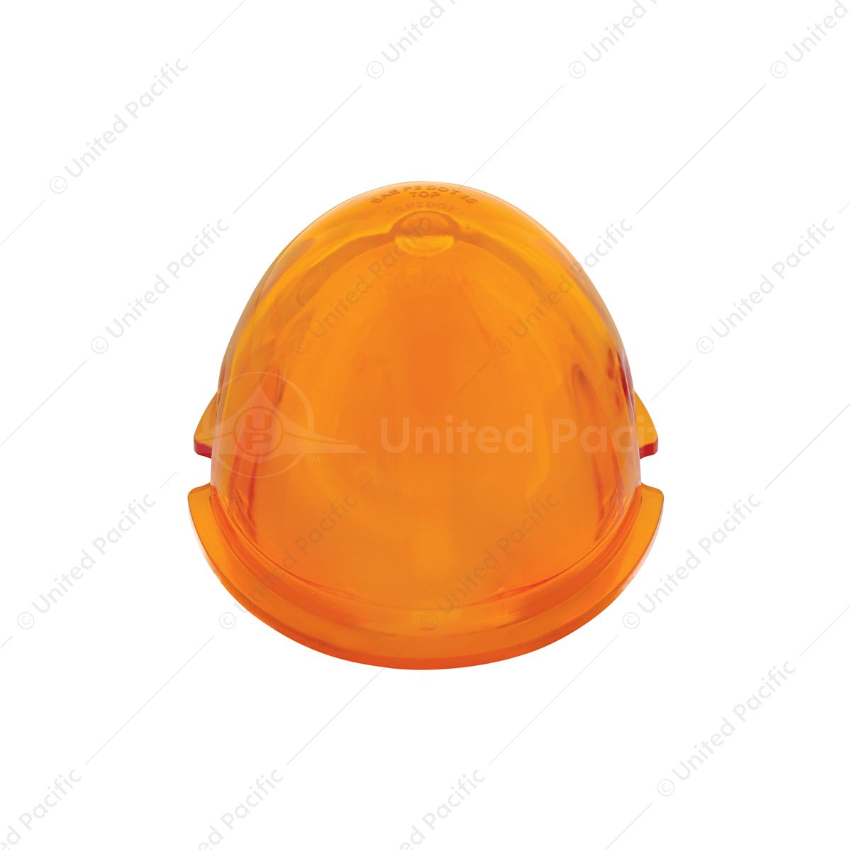 9 LED Dual Function GloLight Watermelon Cab/Auxiliary Light - Amber LED / Amber Lens (Bulk)