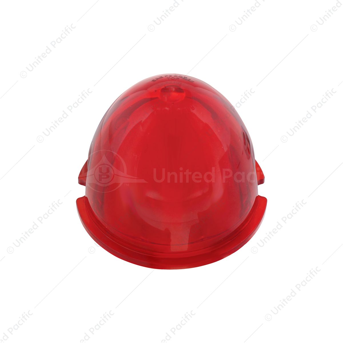 9 LED Dual Function GloLight Watermelon Cab/Auxiliary Light - Red LED/Red Lens (Bulk)