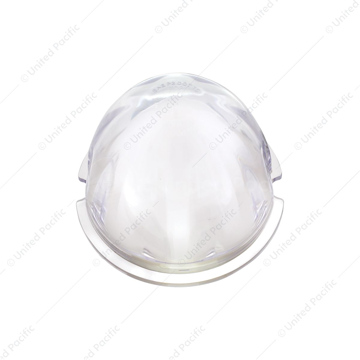 9 LED Dual Function GloLight Watermelon Cab/Auxiliary Light - Amber LED/Clear Lens